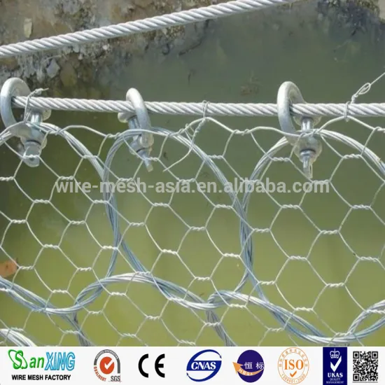 concrete hexagonal wire netting