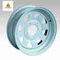 4x100 13x4.5 powder coated steel trailer wheels