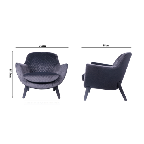 Għamara ta &#39;Disinn Modern Poliform Mad Queen chair