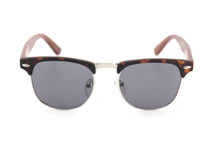 Flymoon Fashion Custom Brand Logo High Quality Bamboo Sunglasses UV400