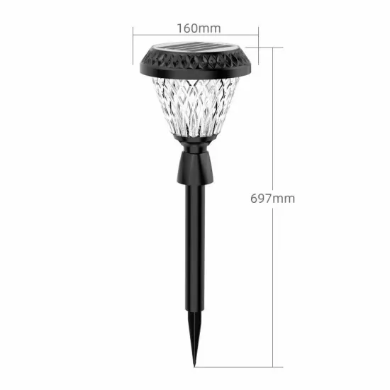 Aluminum Outdoor IP65 Waterproof Modern LED Solar Lawn Lights