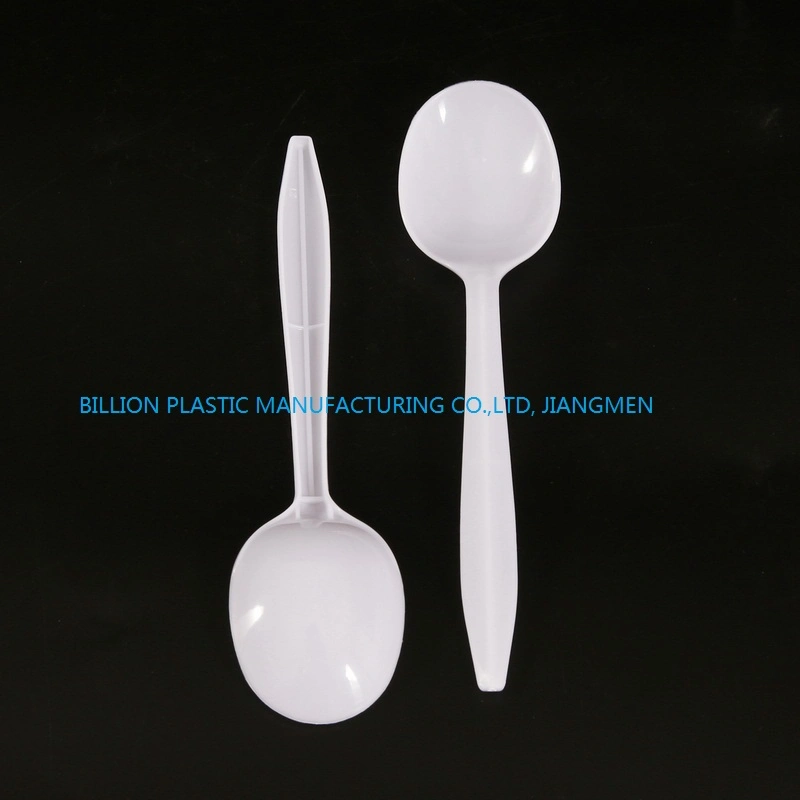 Disposable Food Grade PP Plastic Spoon Set with Napkin