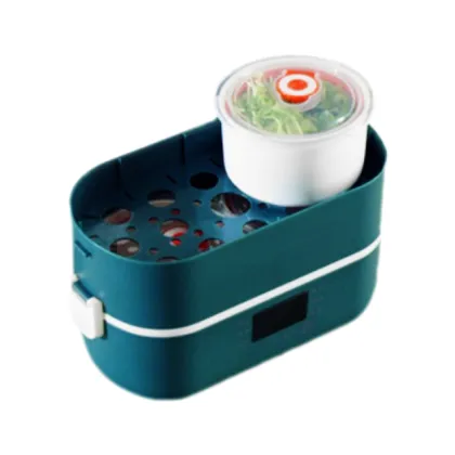 7-Day Shipping Stainless Steel Heated Electric Lunch Box - Bear Brand for Office