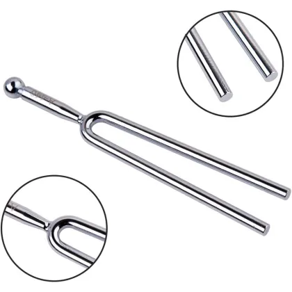 Stainless Steel Musical Instrument Tuner - 440Hz Violin Guitar Tuner & Tuning Fork