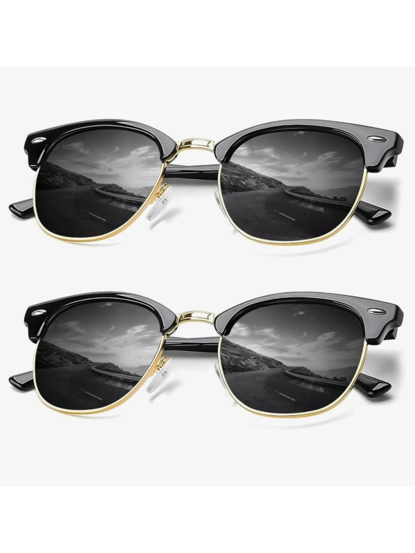 Trendy Half Frame Sunglasses for Daily Wear