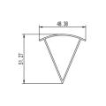 Window aluminium corner profile extrusion dies