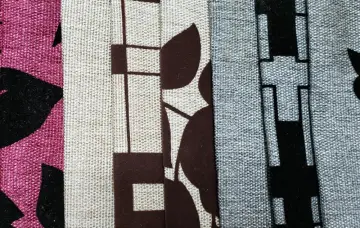 Polyester Linen Flocking Fabric Sofa for Furniture Textile