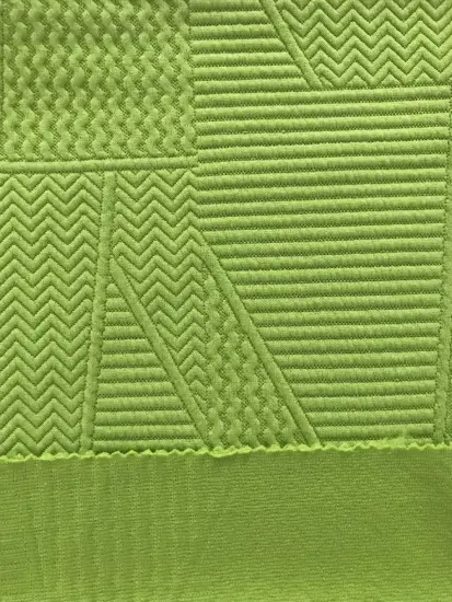 Double Knitted Jacquard Wave Stripes