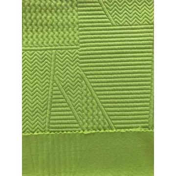 Double Knitted Jacquard Wave Stripes
