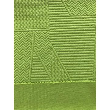 Double Knitted Jacquard Wave Stripes