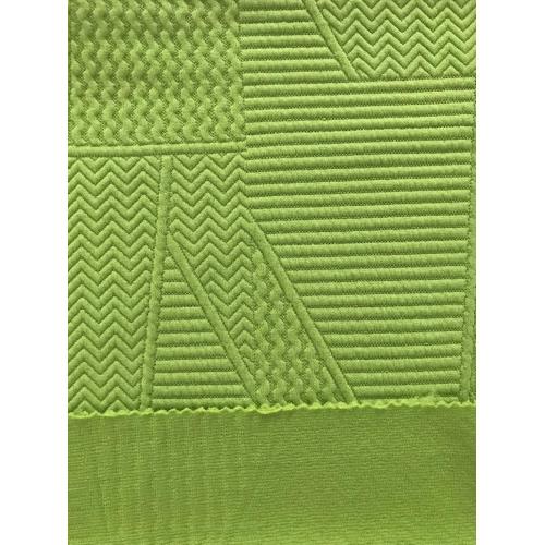 Double Knitted Jacquard Wave Stripes