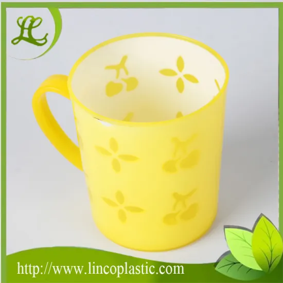 Double Color Plastic Drinking Cup 440ml