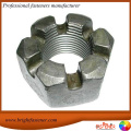 High Quantity DIN935 Hex Slotted Nut