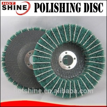 Hotshine Brand Non woven Conditioning Disc with the Sand Cloth For The Stainless Steel Surface Treatment