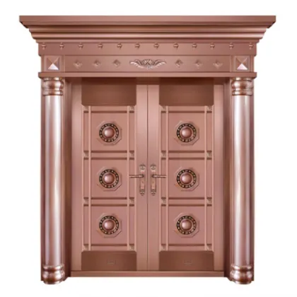 Copper Door Copper Surface Steel Security Door