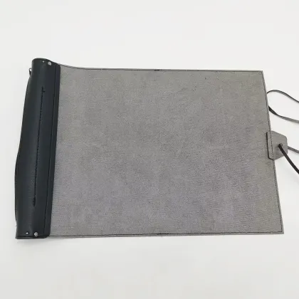 Premium Outdoor Fun Toy and Games Set: Roll Folding Chess Board, Checkers, Luxury Backgammon Chips for Children