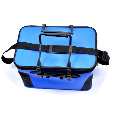 Hot Selling Hard Fabric Waterproof Fishing Tackle Bag Fashion Design Custom Logo Outdoor Sport Fishing Tackle Bags