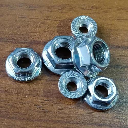 DIN6923 A2-70 SS304 hexagon flange nuts