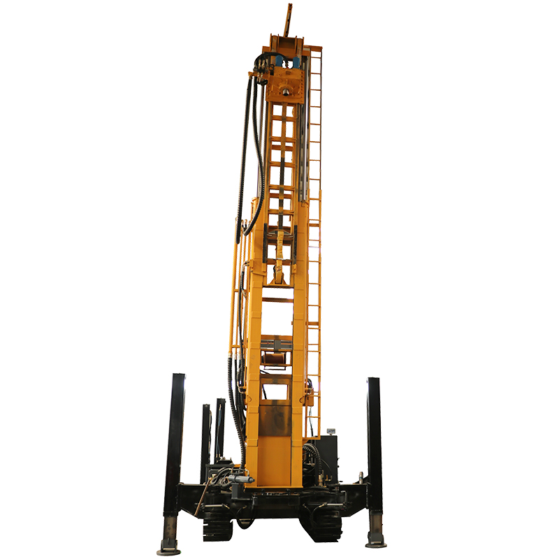 Crawler Pneumatic Rotary Water Well Drilling Rig Machine For Sale ...