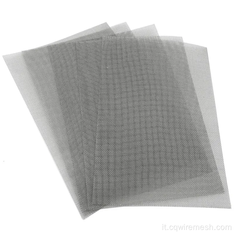 Mesh filo in acciaio inossidabile intrecciato per l'applicazione del filtro