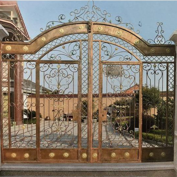 Modern Sliding Fence Gate Design: Metal Steel Customization for Garden Fences