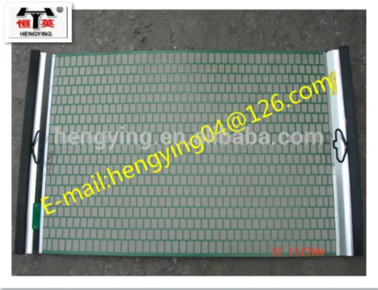 695*1050mm FLC500 hook strip flat shale shaker screen