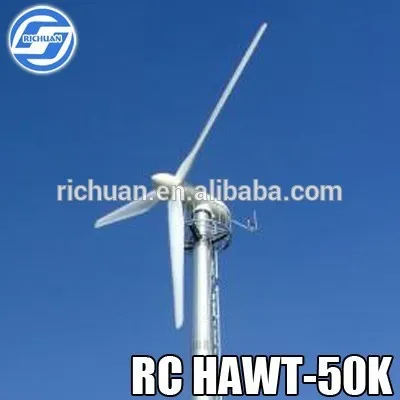 new horizontal wind generator china wind horizontal turbine 50kw