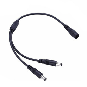 12V 5A Waterproof DC Power Cable - 1 Female to 4 Male Extension