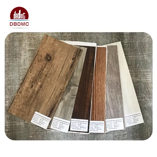 Click System Comfortable PVC Vinyl Flooring with Wood Color