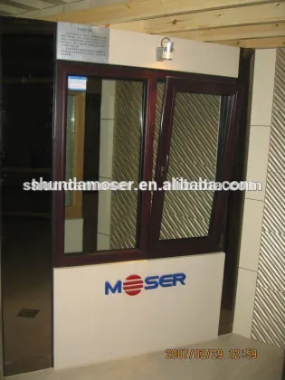 French design aluminum clad wood window in australian standard for building