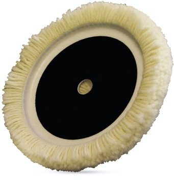 8 Inch Single Side Wool Polishing Pad - 4-ply 100% Wool Buffing Pad