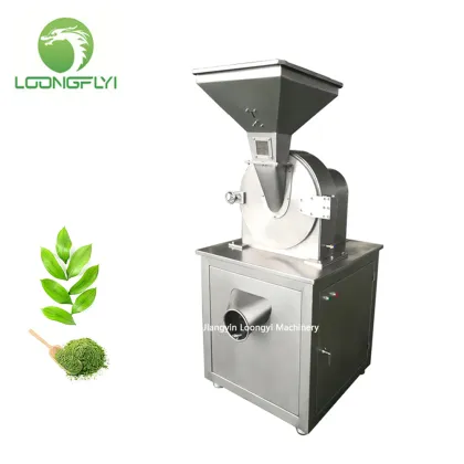 Black green tea plastic pulverizer grinding machine