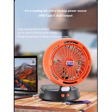 Solar Powerd USB Out Port Solar Fan