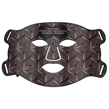 High Quality Silicone LED Phototherapy Beauty Face Mask for Home Use