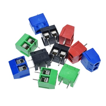 KF301 Series 2Pin/3Pin/5.0mm Straight PCB Screw Terminal Blocks - Blue, Red, Green