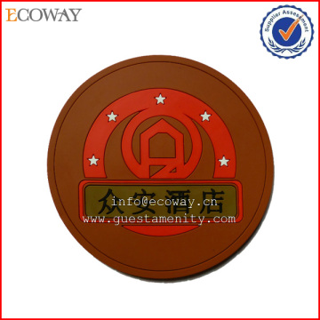 hotel high quality custom round recycled rubber drink coasters