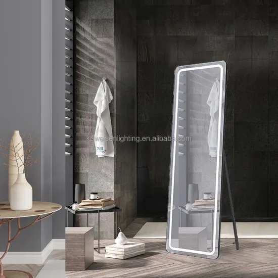 Touch Sensor, CCT Dimmable Full Length Mirror for Home, Dorm, or Bedroom - Elegant Rectangle Design