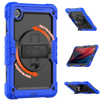 Lenovo Tab M11 TB330FU TB331FC Heavy Duty Case with Shoulder Strap and 360 Rotate Kickstand