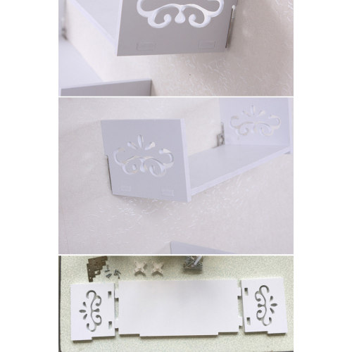 Removable Shelf White PVC Display Commodity Shelf