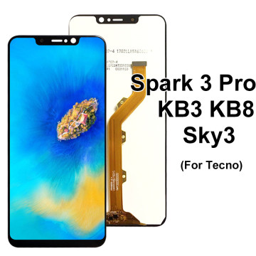 Tecno Spark 3 Pro LCD Screen Replacement for Tecno KB3 KB8