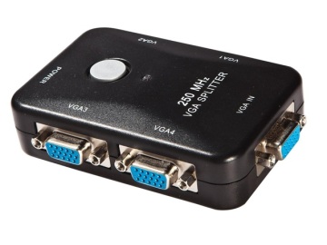 250MHz Compact Active 1 to 4 1X4 VGA Splitter
