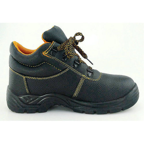 鋼のつま先の革の作業安全靴
