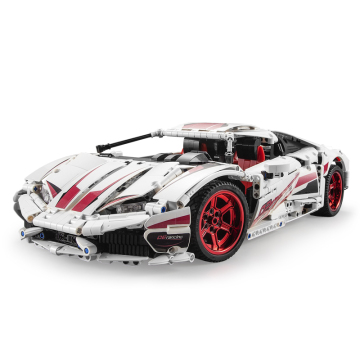 1,696 Piece C61018 RC Super Racing Car Building Blocks: A Hot-Selling MOC Model Assembled Toy