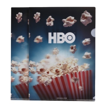 Wholesale Custom Printed L Shape 3D Effect Waterproof Document Folder