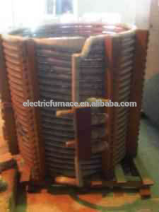 copper electric induction coil with D section electric coil