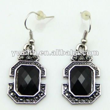 news mould earrings crystal earring with diamond