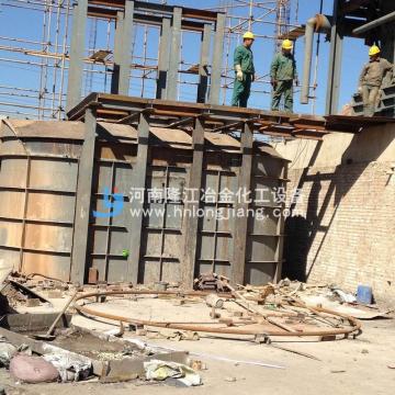 closed copper ore and concentrate smelting matte furnace