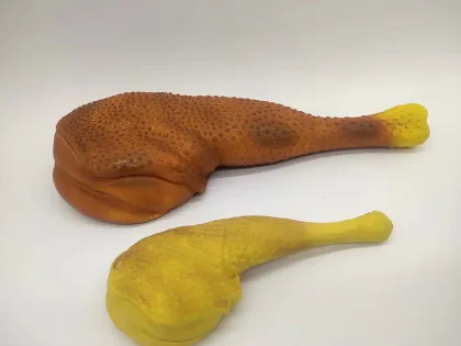 Chicken Leg Latex Chew Toy for Puppies