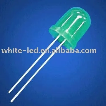5mm Oval Green LED /super oval led