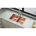 SUS 304 Handmade Double Basin Undermount Sink